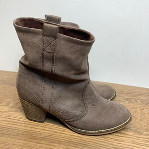 Lavorazione Artigiana for SUNDANCE Brown Heeled Slouch Boots EUR 38 ≈‎ US 8